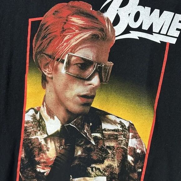 David Bowie Sunnis T-shirt Tee, Unisex Size XL / PTP 23” - Picture 4 of 7